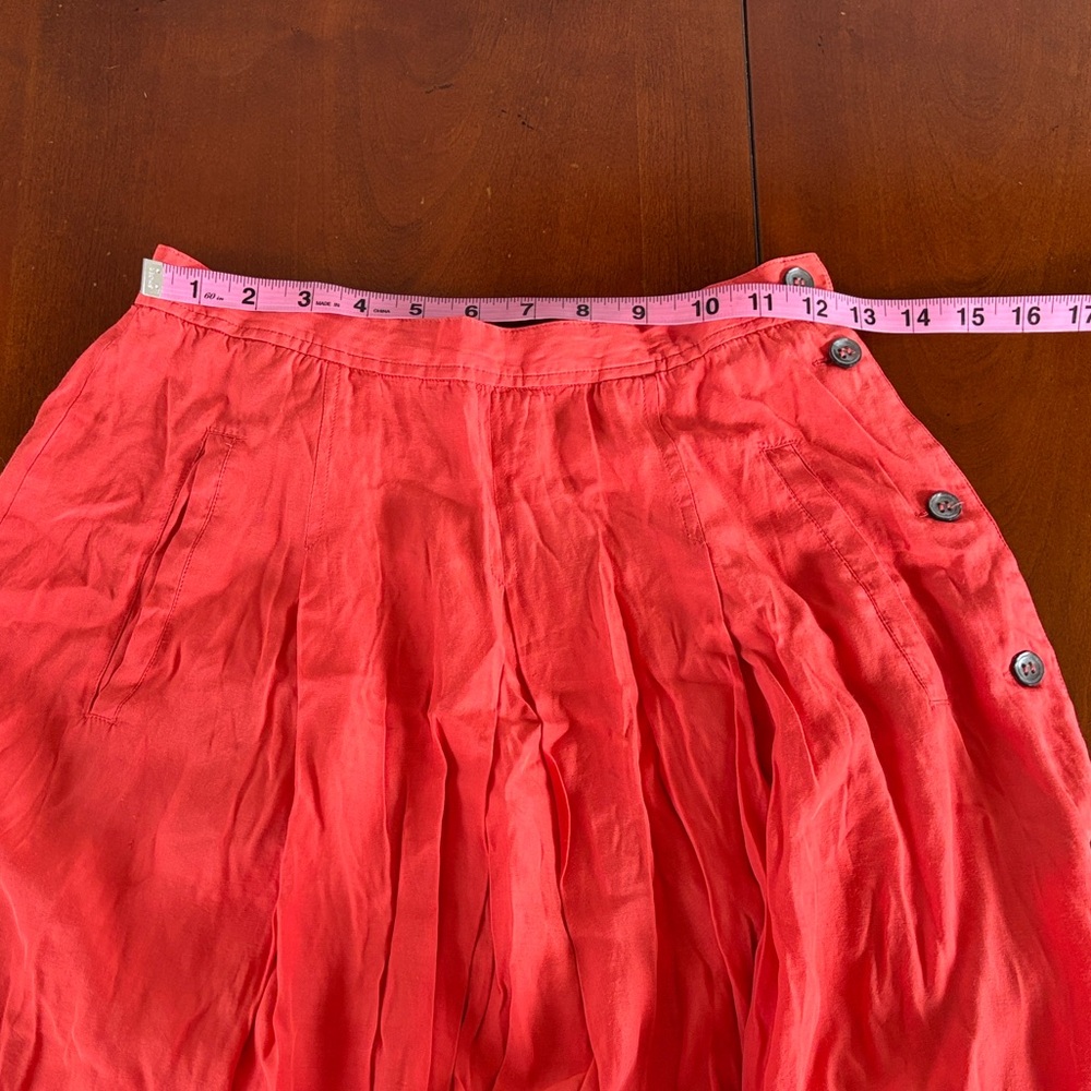 Esprit Vibrant Girls Coral A-Line Skirt - Picture 6 of 7
